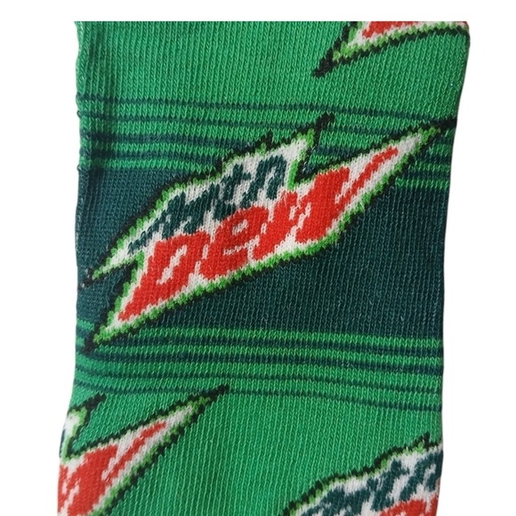Mountain Dew Crew Socks -NWT - Picture 2 of 10
